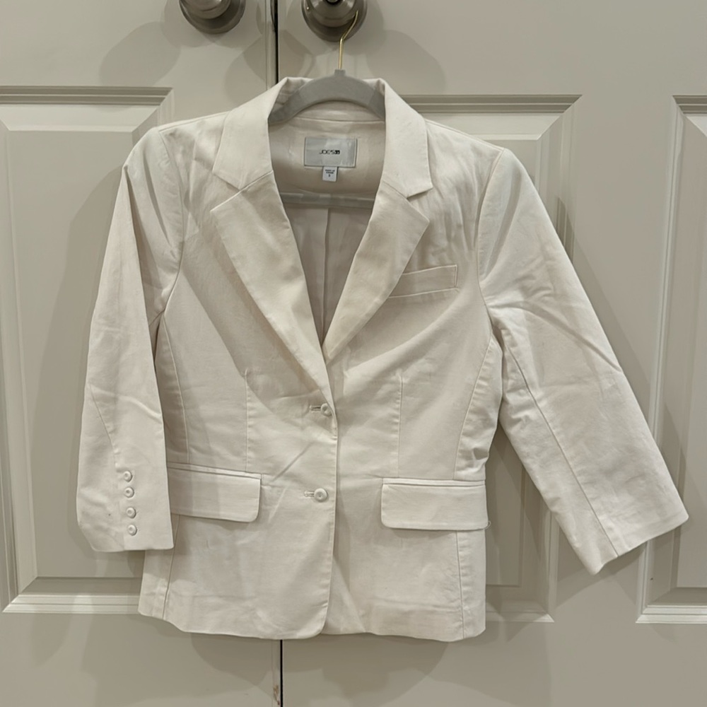 White jean jacket